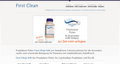 Desktop Screenshot of first-clean.de