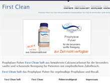 Tablet Screenshot of first-clean.de